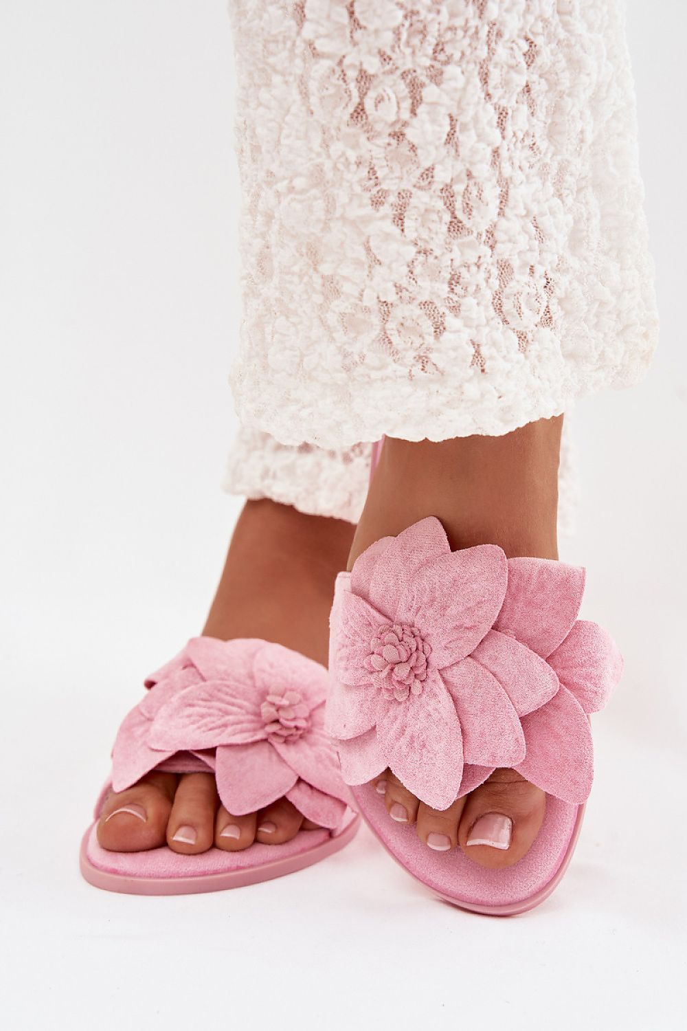  Sandał Klapki Model Elzoria J502-4 Pink - Step in style 
