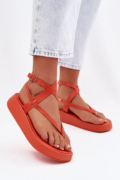  Sandały Model Gelira PM2858 Orange - Step in style 