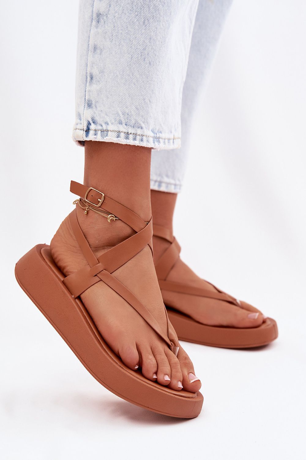  Sandały Model Gelira PM2858 Camel - Step in style 