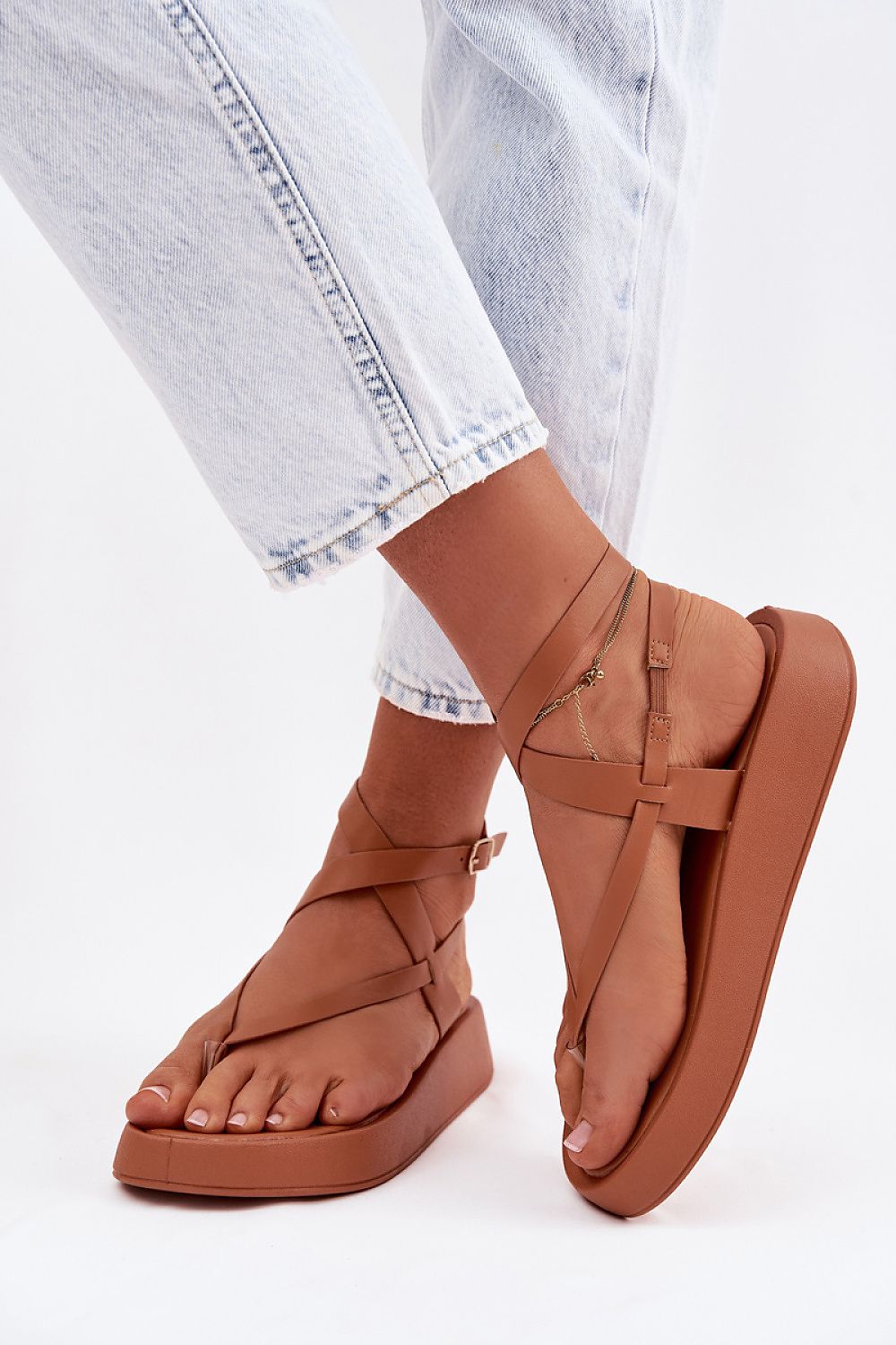  Sandały Model Gelira PM2858 Camel - Step in style 