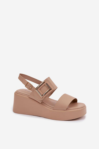  Sandały Model Nelira YL5052 Beige - Step in style 