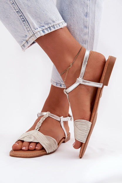  Sandały Model Nexora 2676-3 Silver - Step in style 