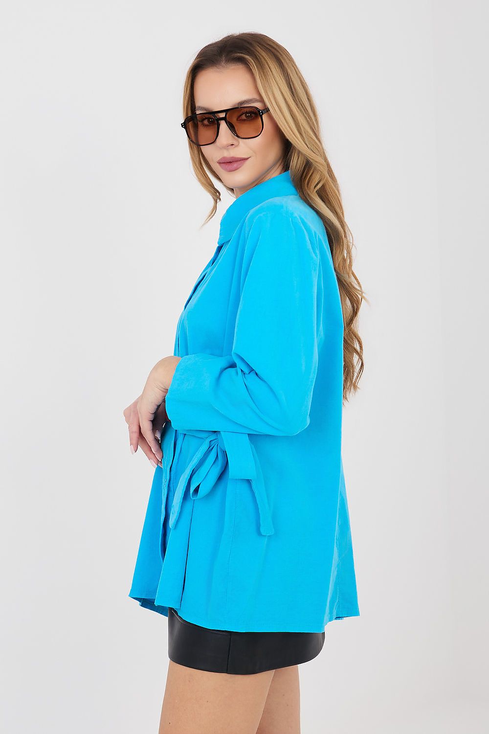   Koszula Damska Model IT-KS-FL10188.27 Blue - Rue Paris 
