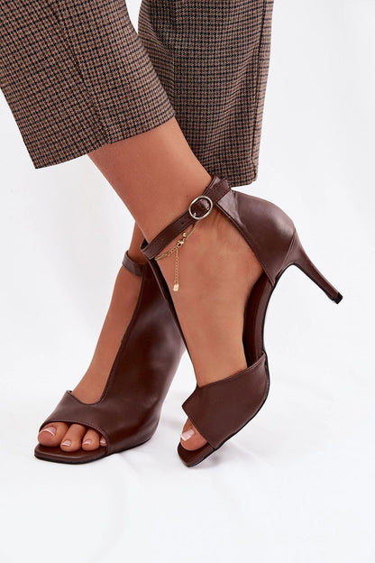  Sandały Model Helira LY7901 Czekolada - Step in style 