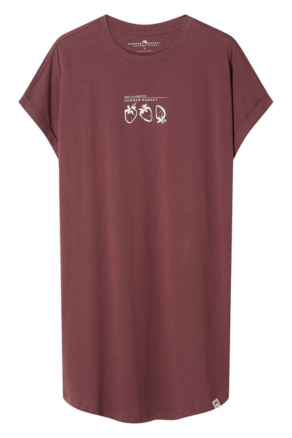  Koszulka nocna Koszula Nocna Model Evika 45184 Violet - Henderson 