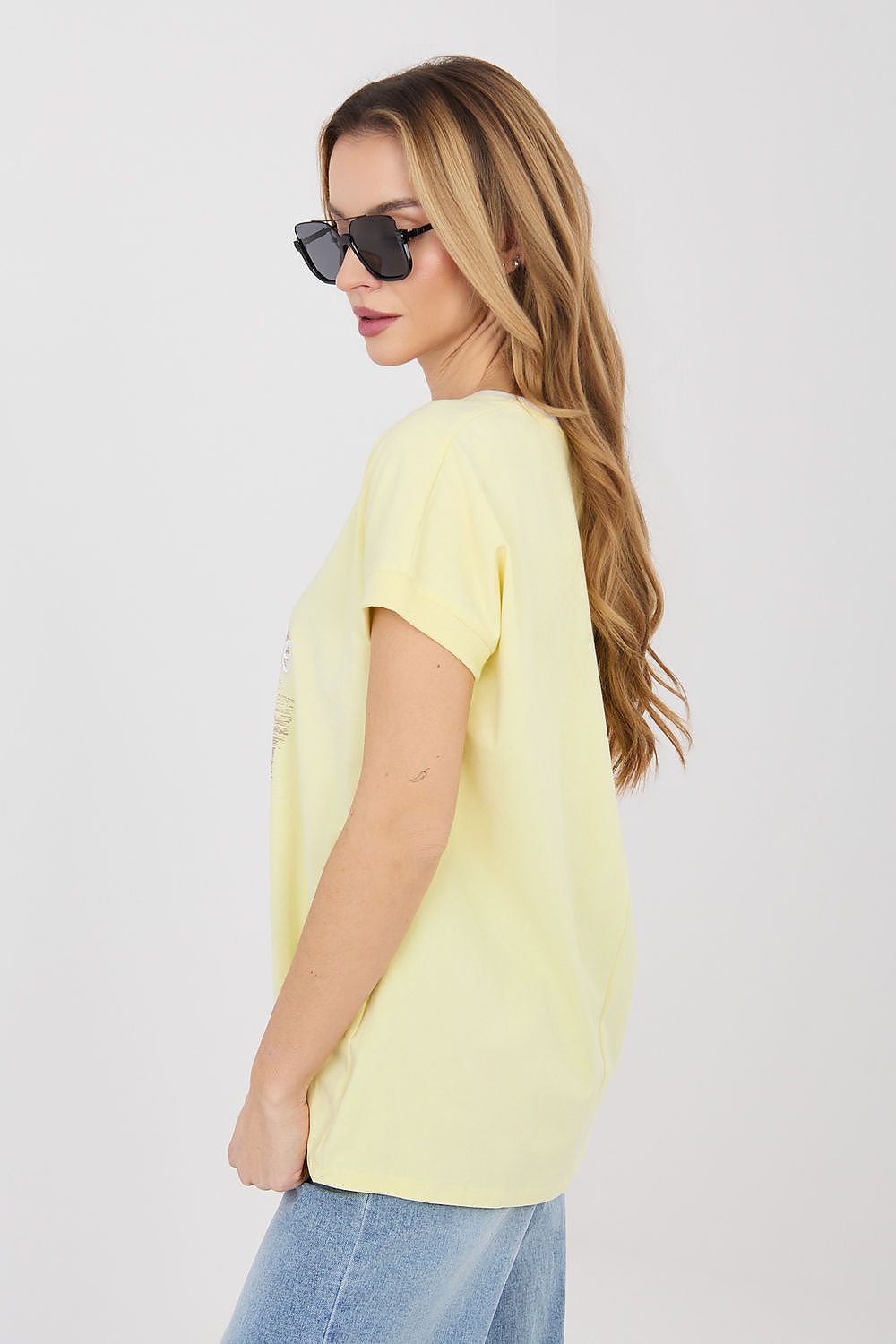   Bluzka Model RV-BZ-A1174.91 Light Yellow - Relevance 