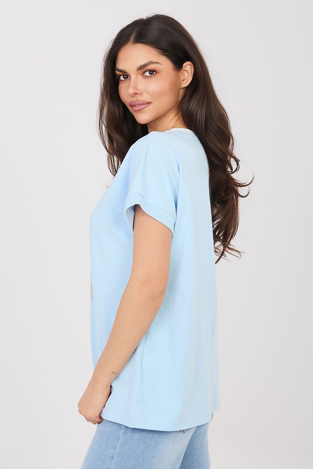   Bluzka Model RV-BZ-A1174.91 Light Blue - Relevance 