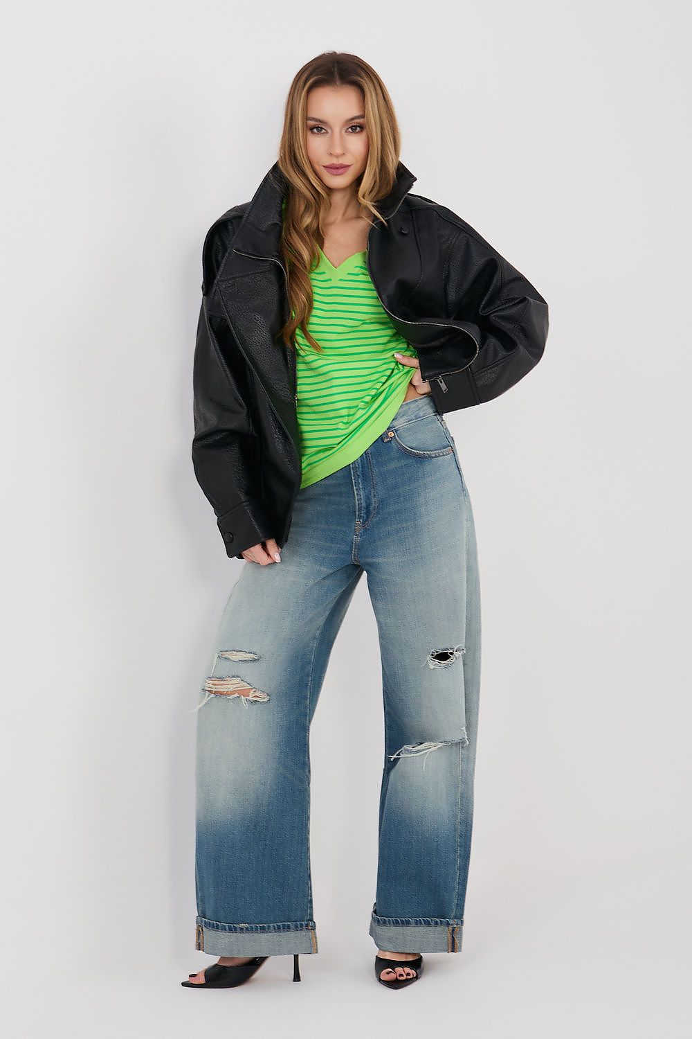   Tshirt Damski Model RV-TS-A1124.90 Light Green - Relevance 