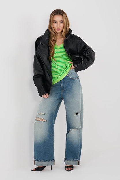   Tshirt Damski Model RV-TS-A1124.90 Light Green - Relevance 