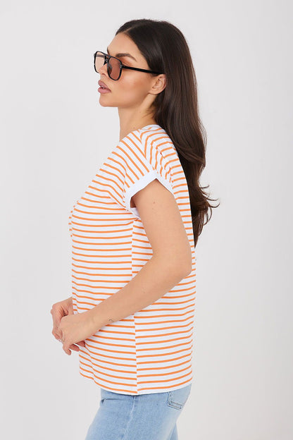   Tshirt Damski Model RV-TS-A1124.90 Orange - Relevance 