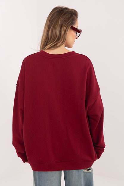   Bluza Damska Model RV-BL-A1182.46 Bordo - Relevance 