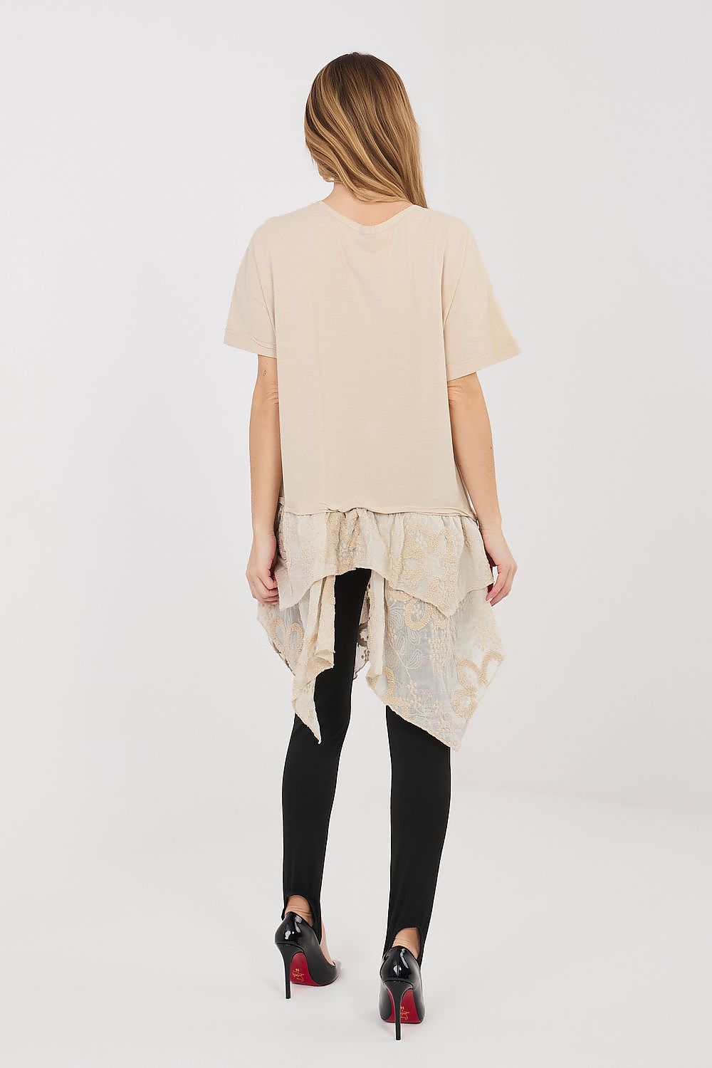   Bluzka Model IT-SK-81869.54 Beige - Italy Moda 