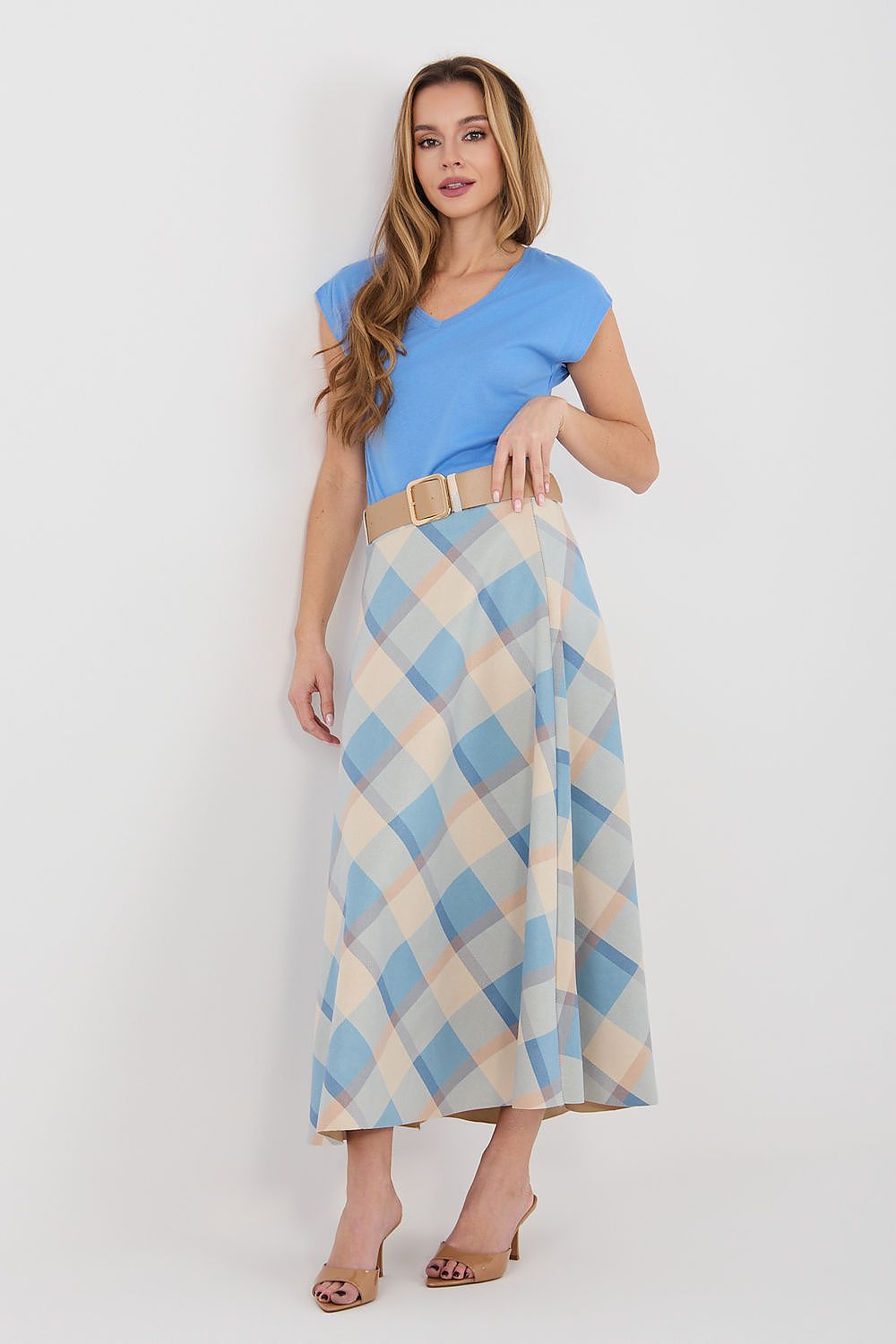  Spódnica Model IT-SD-23296-1.85 Blue - Italy Moda 