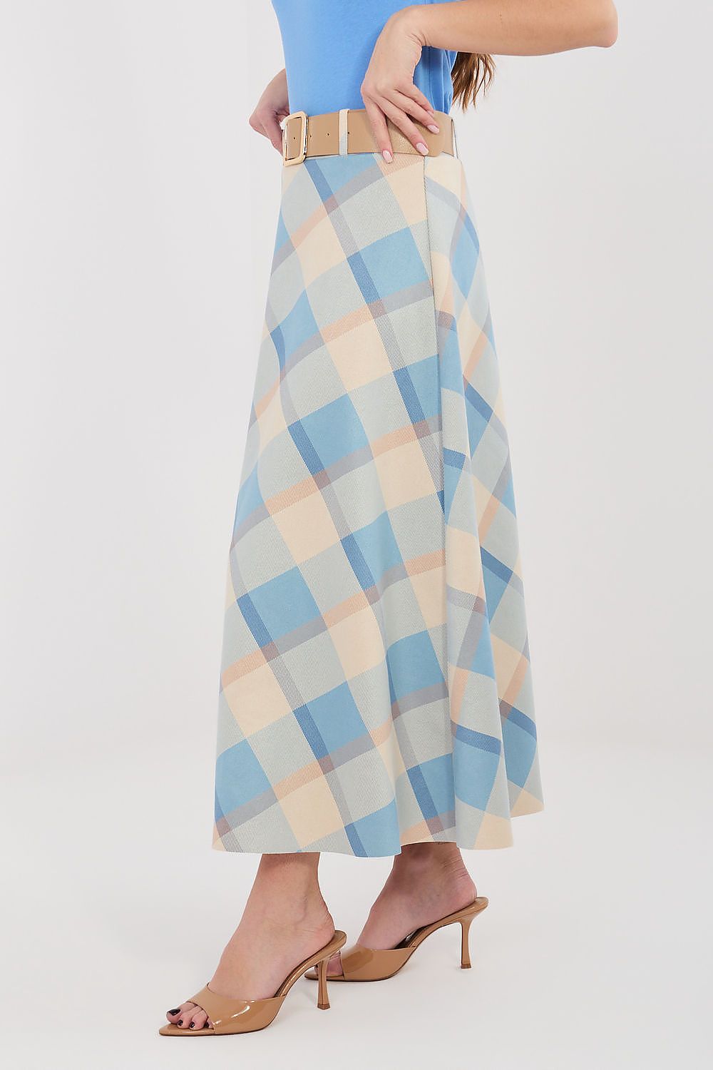  Spódnica Model IT-SD-23296-1.85 Blue - Italy Moda 