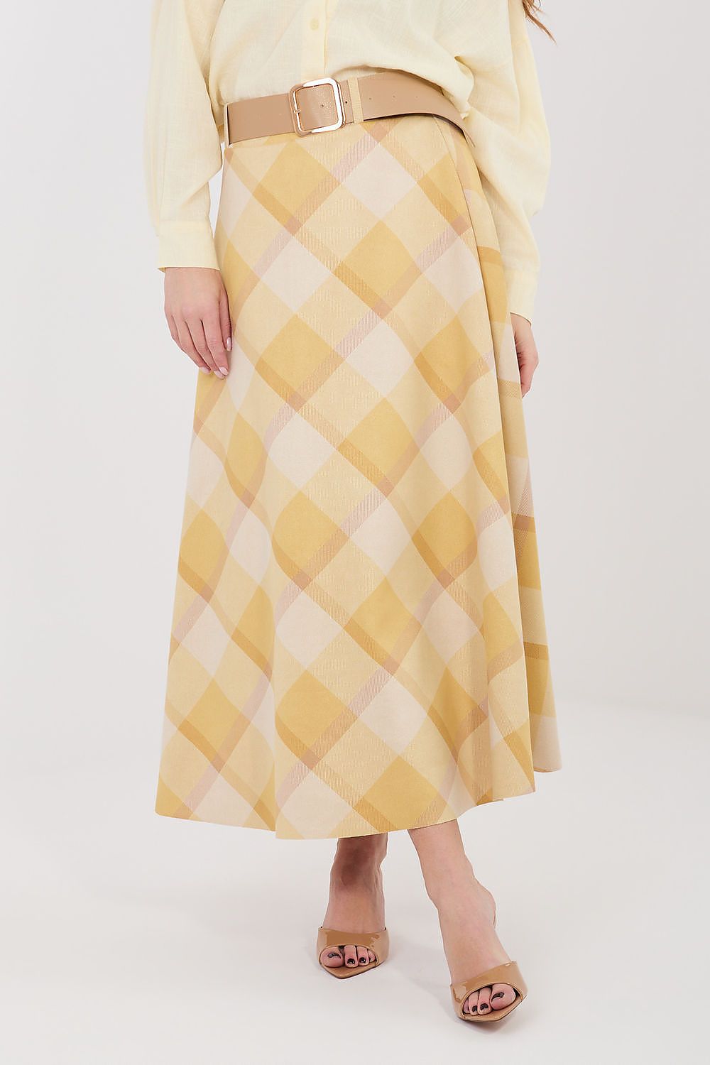  Spódnica Model IT-SD-23296-1.85 Yellow - Italy Moda 