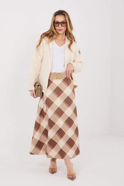  Spódnica Model IT-SD-23296-1.85 Brown - Italy Moda 