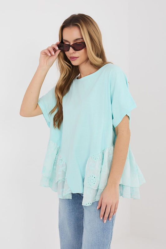   Bluzka Model IT-BZ-81870.18 Mint - Italy Moda 