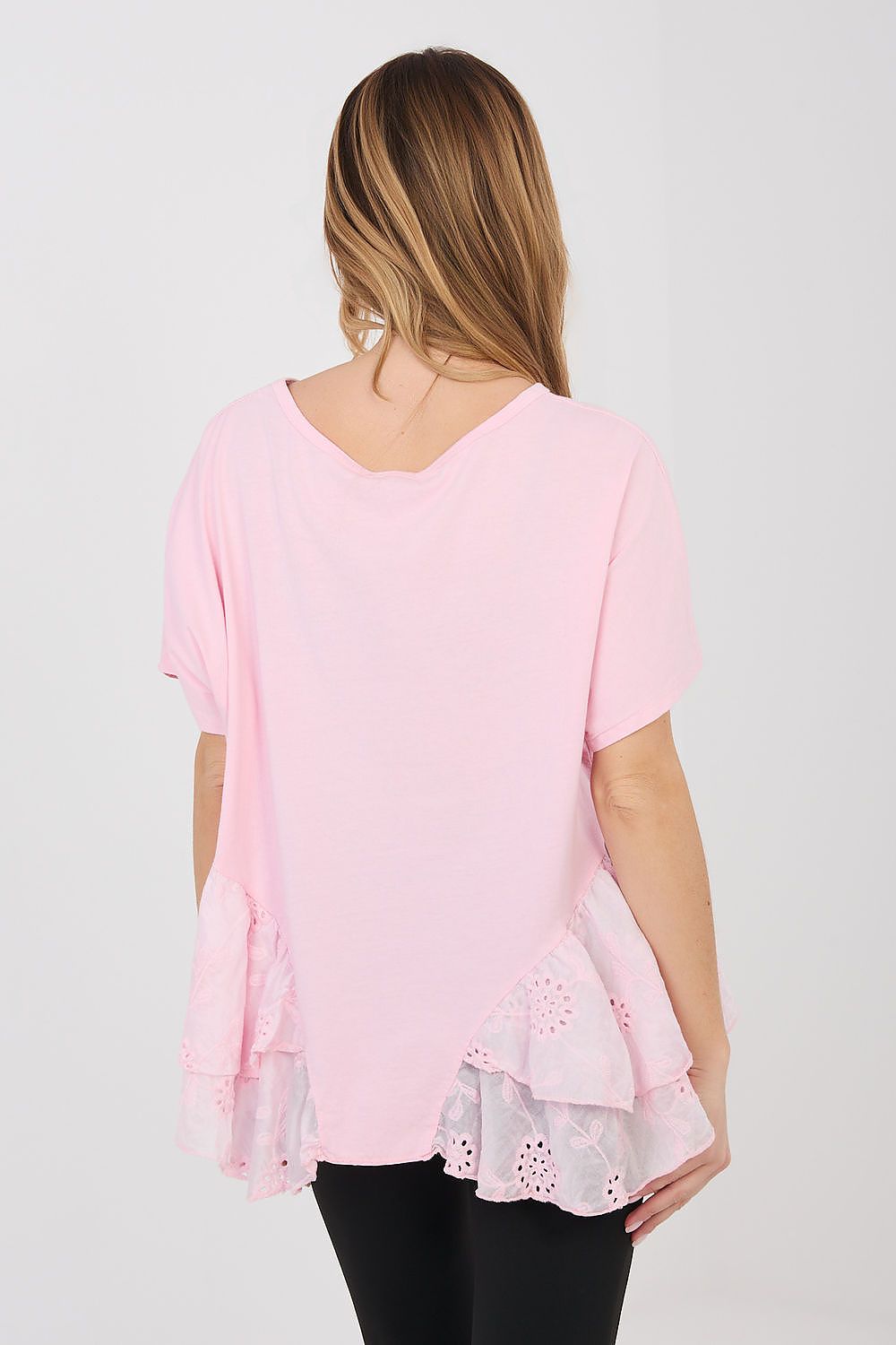   Bluzka Model IT-BZ-81870.18 Light Pink - Italy Moda 