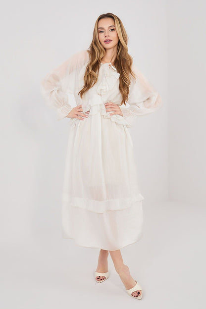  Sukienka Model IT-SK-51600.19 Light Beige - Italy Moda 