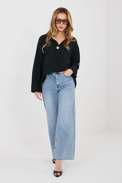   Bluzka Model IT-BZ-3130.21 Black - Italy Moda 