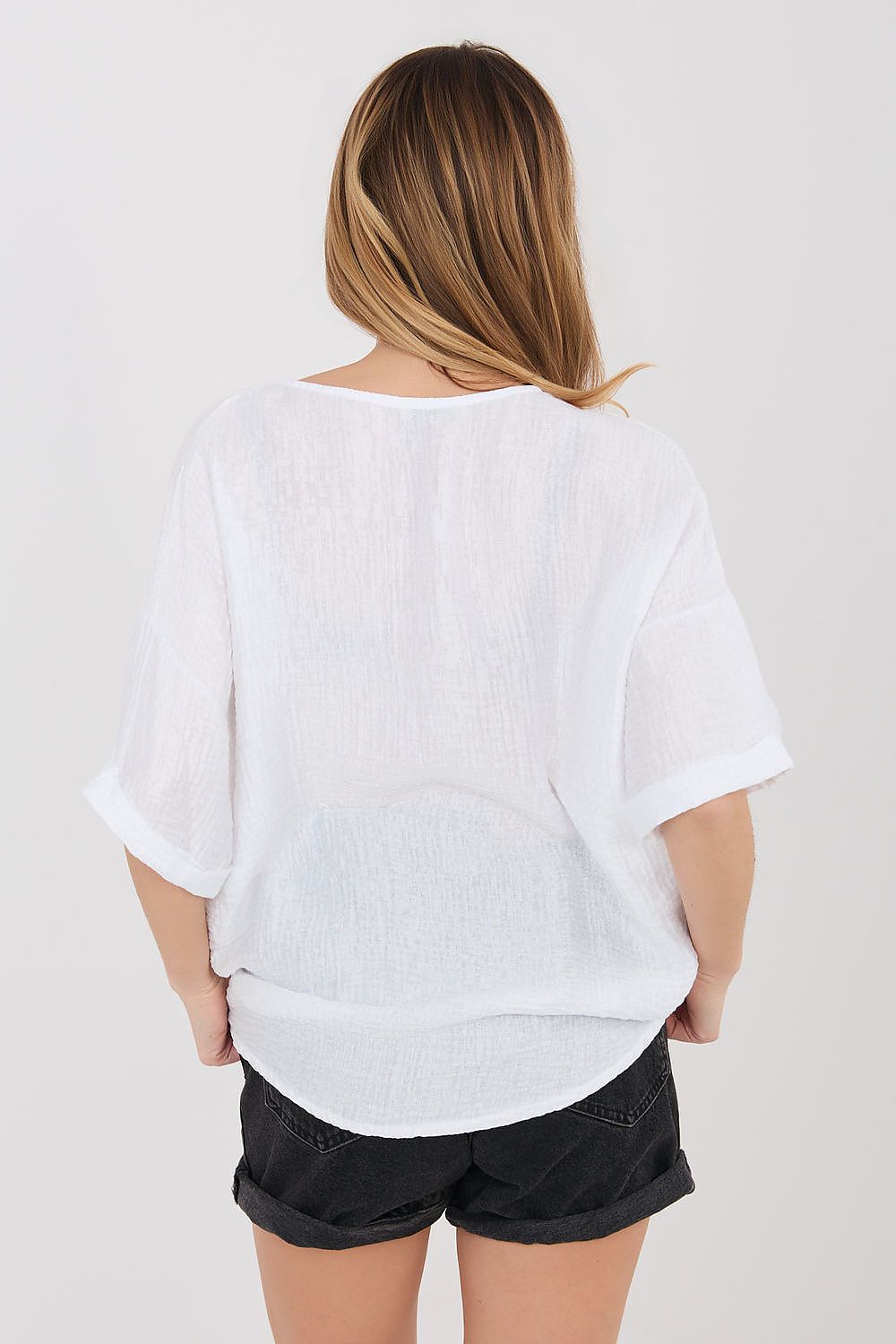   Koszula Damska Model IT-BZ-81891.49 White - Italy Moda 