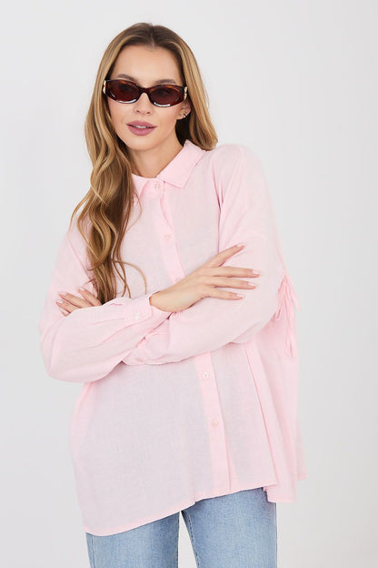   Koszula Damska Model IT-KS-3060.23 Light Pink - Italy Moda 