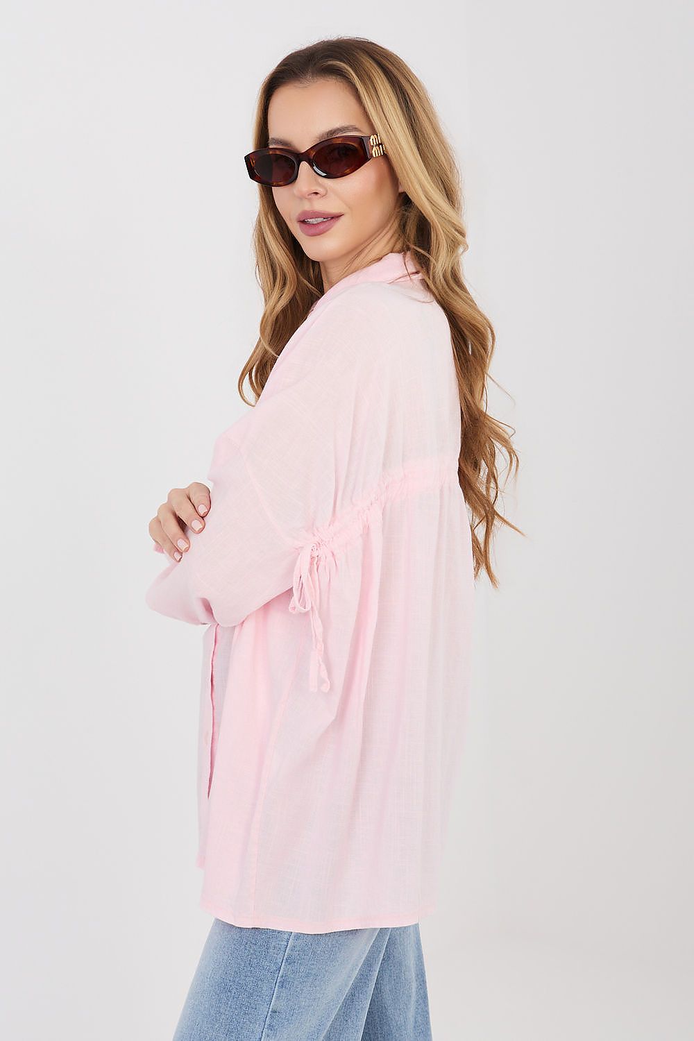   Koszula Damska Model IT-KS-3060.23 Light Pink - Italy Moda 