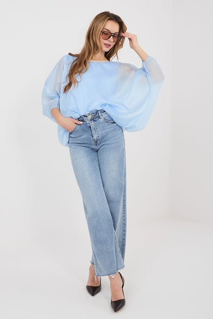   Bluzka Model IT-BZ-18868.81 Light Blue - Italy Moda 