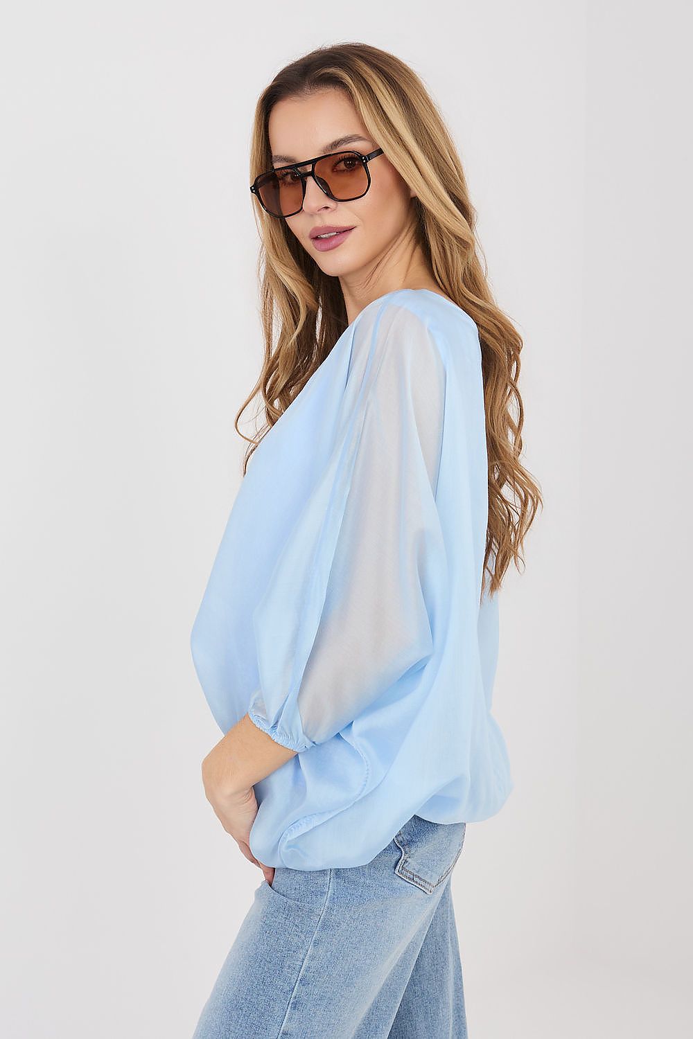   Bluzka Model IT-BZ-18868.81 Light Blue - Italy Moda 