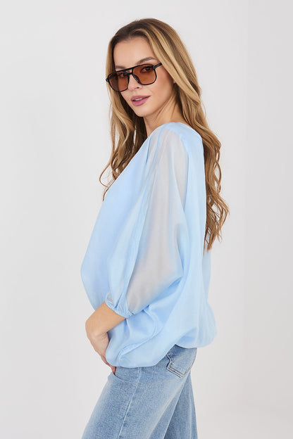   Bluzka Model IT-BZ-18868.81 Light Blue - Italy Moda 