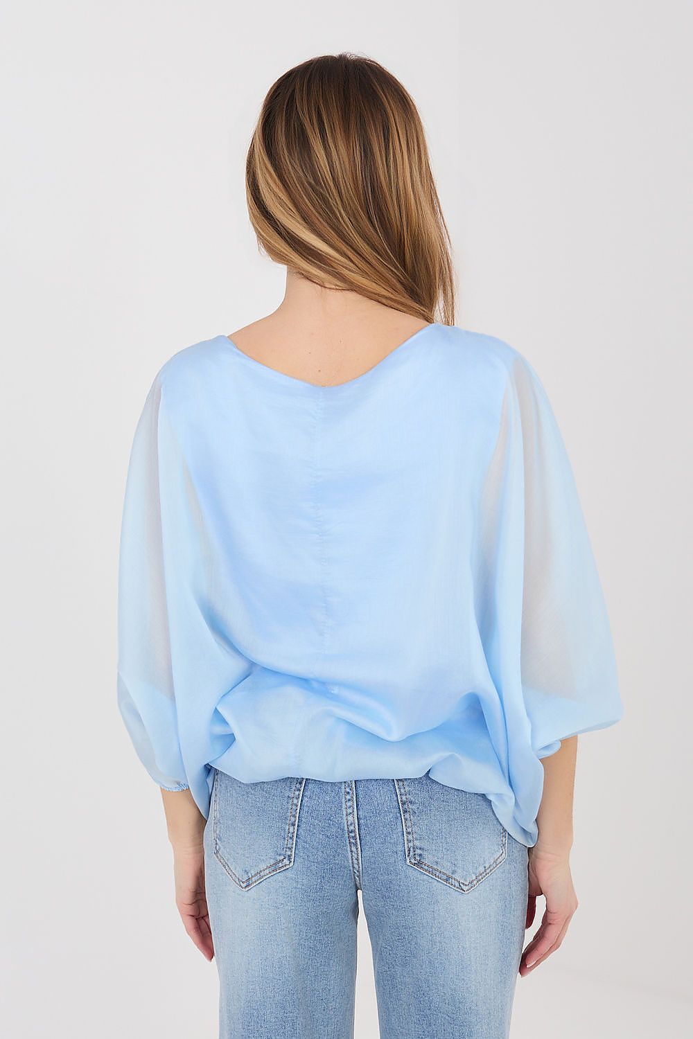   Bluzka Model IT-BZ-18868.81 Light Blue - Italy Moda 