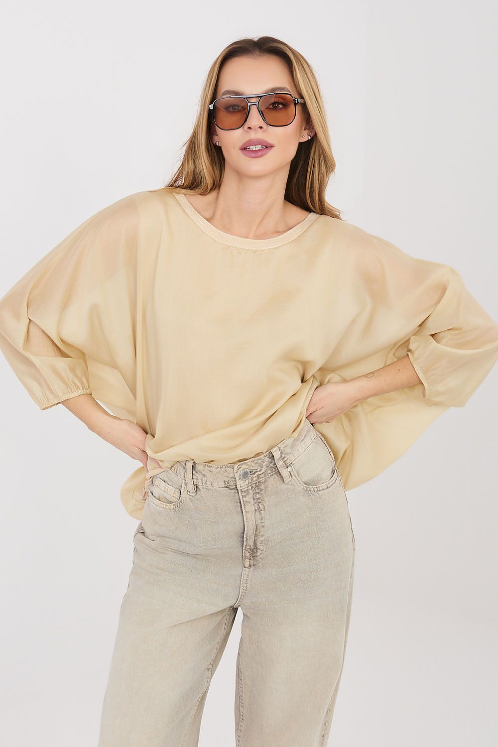   Bluzka Model IT-BZ-18868.81 Beige - Italy Moda 