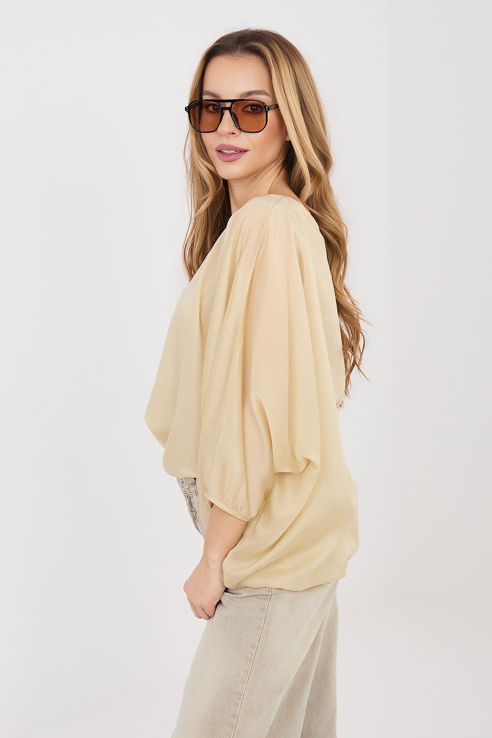   Bluzka Model IT-BZ-18868.81 Beige - Italy Moda 