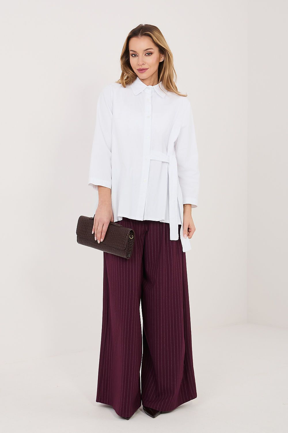   Koszula Damska Model IT-KS-FL10188.27 White - Rue Paris 