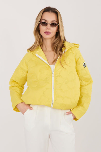   Kurtka Damska Model IT-KR-FL10126.00 Yellow - Rue Paris 