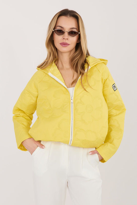   Kurtka Damska Model IT-KR-FL10126.00 Yellow - Rue Paris 