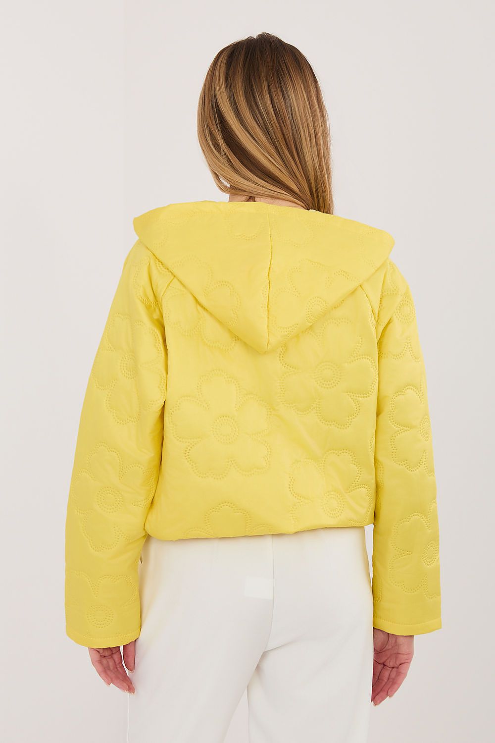   Kurtka Damska Model IT-KR-FL10126.00 Yellow - Rue Paris 