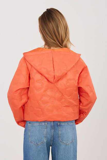   Kurtka Damska Model IT-KR-FL10126.86 Orange - Rue Paris 