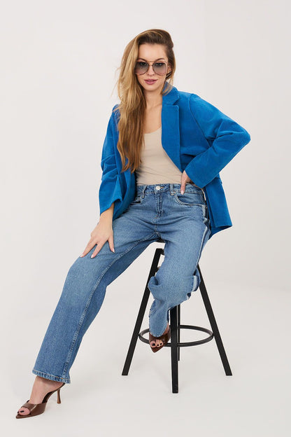   Marynarka Model IT-MA-FL9958.87 Cobalt - Rue Paris 