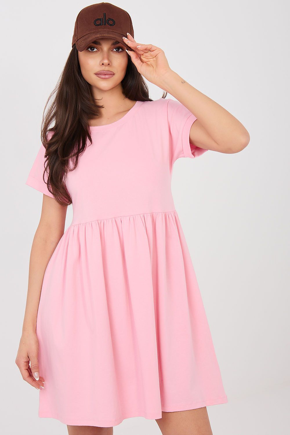  Sukienka Model RV-SK-5672.03P Light Pink - Rue Paris 