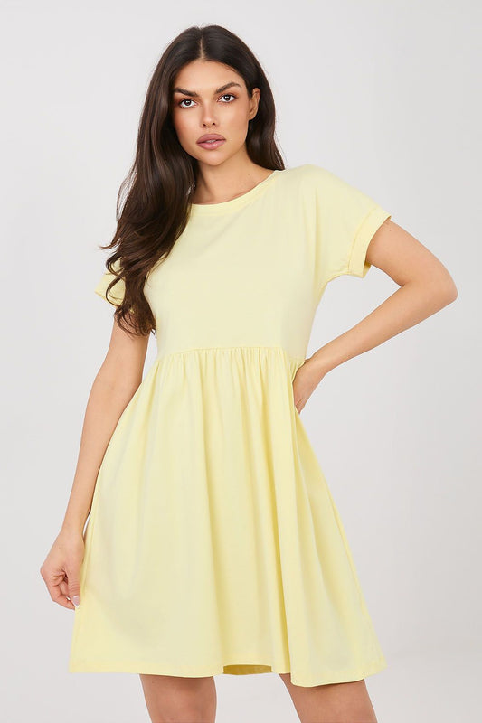  Sukienka Model RV-SK-5672.03P Light Yellow - Rue Paris 