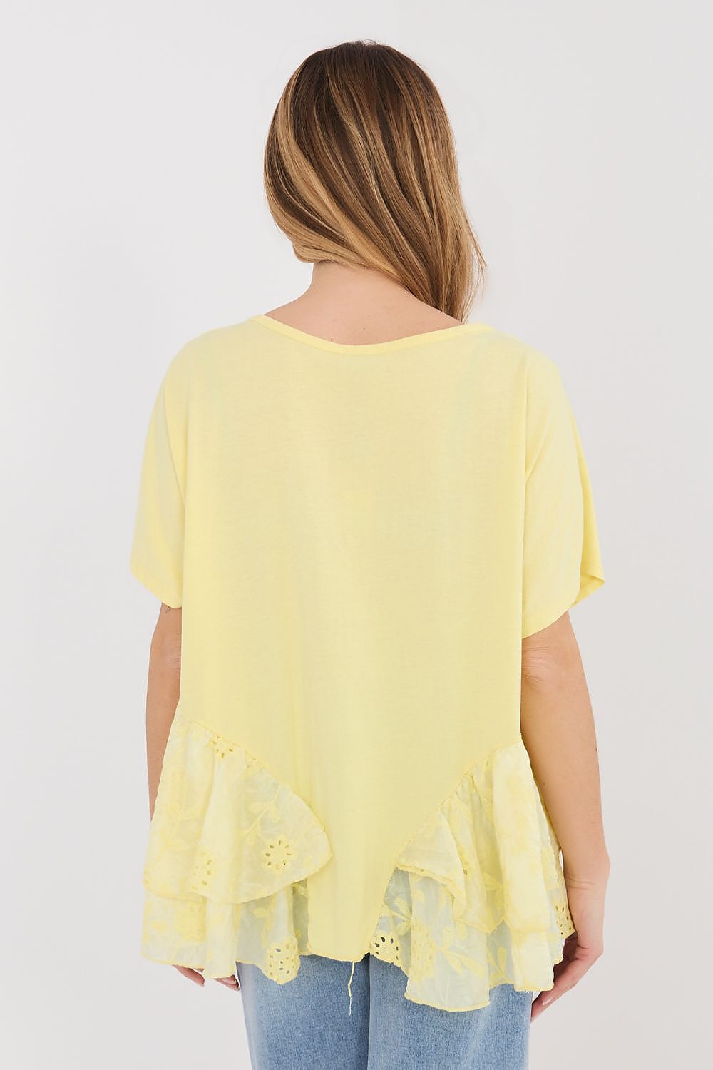   Bluzka Model IT-BZ-81870.18 Light Yellow - Italy Moda 