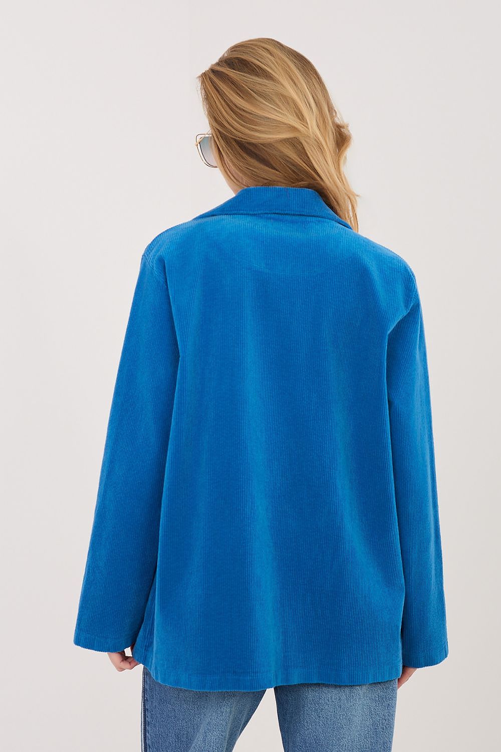   Marynarka Model IT-MA-FL9958.87 Cobalt - Rue Paris 