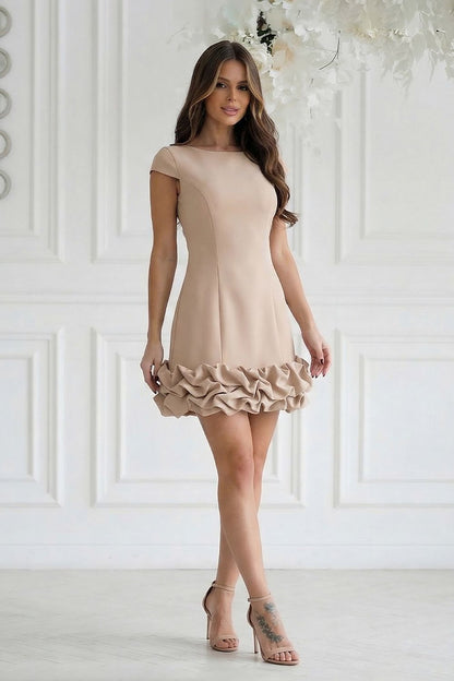   Sukienka Model 343-21 Beige - Bicotone 
