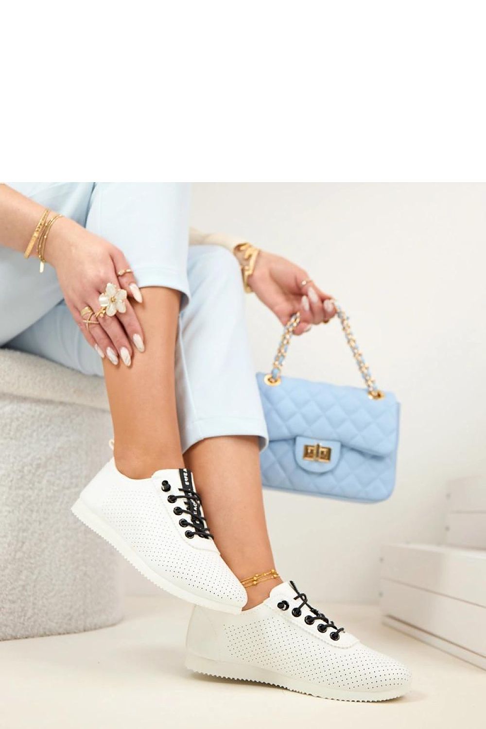 Trampki Zinnia White/Black - Solea — biała — Obuwie — EldoradoShop