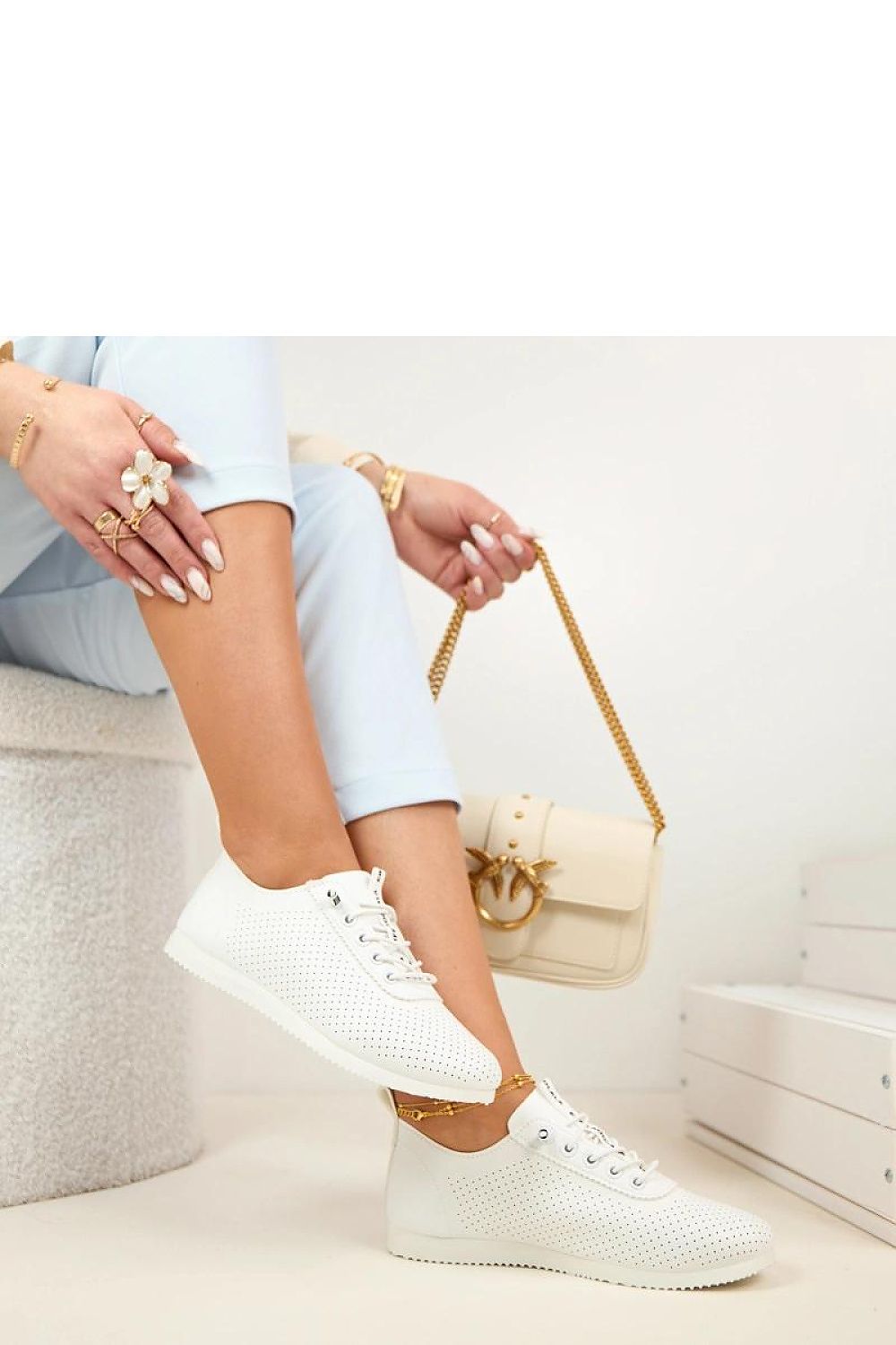 Trampki Zinnia White/Black - Solea — biała — Obuwie — EldoradoShop
