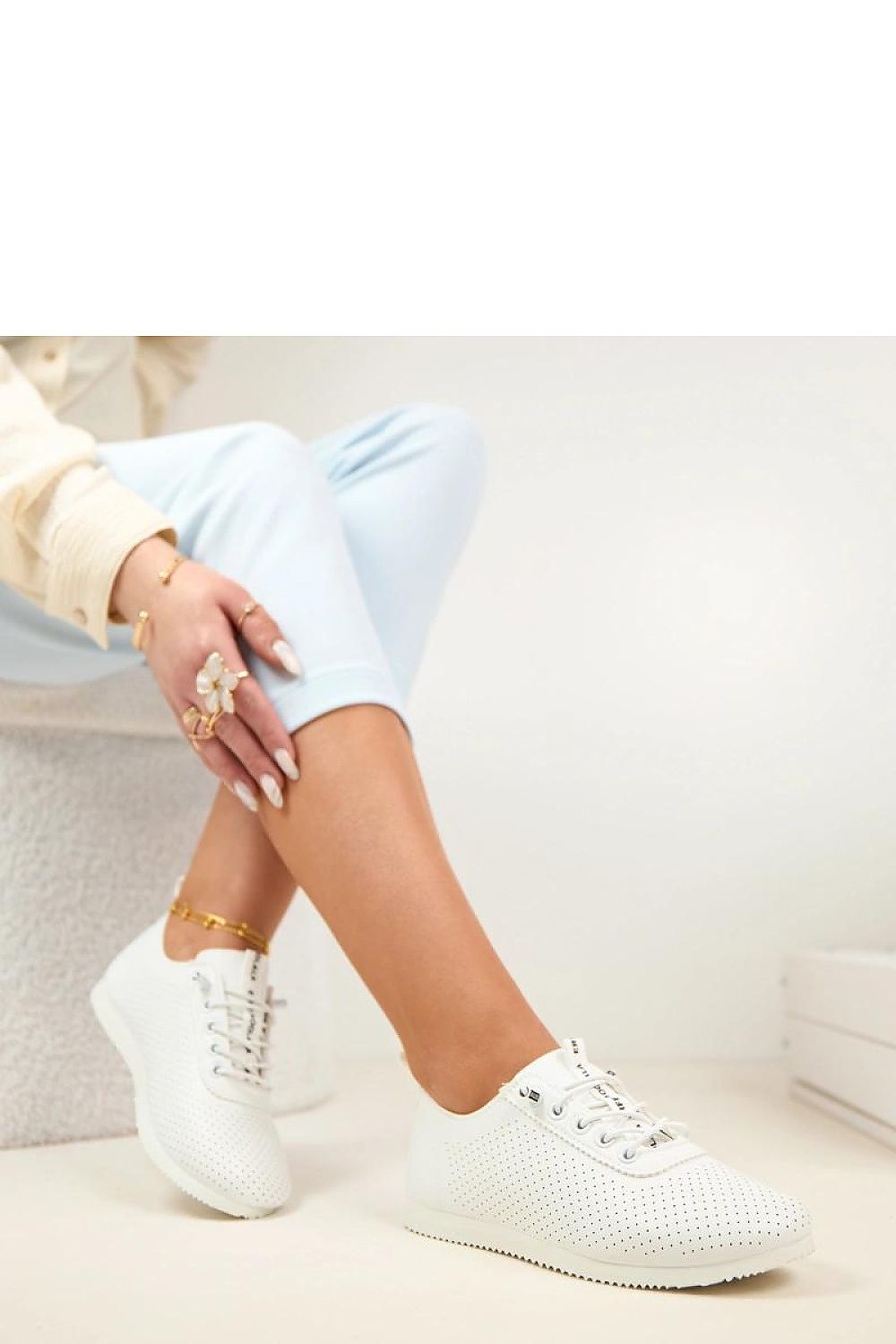 Trampki Zinnia White/Black - Solea — biała — Obuwie — EldoradoShop