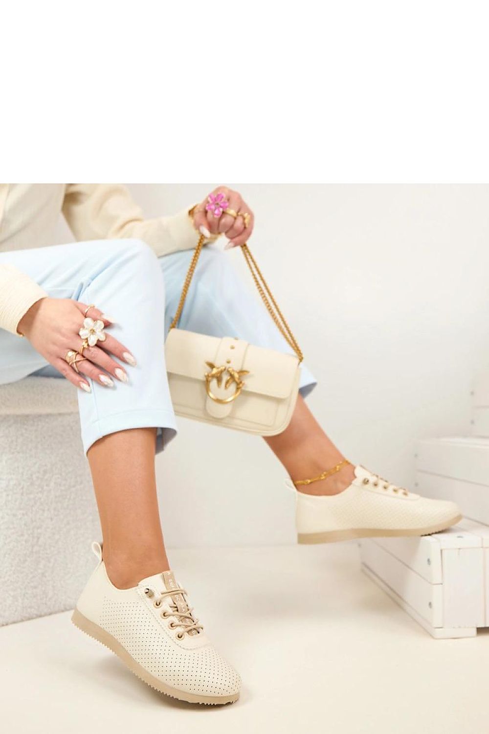   Trampki Model Zinnia 81221-3 Beige - Solea 