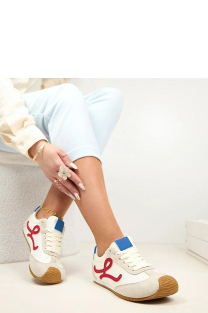   Buty Sportowe Model Barefoot 81223-11 Beige/Blue/Red - Solea 