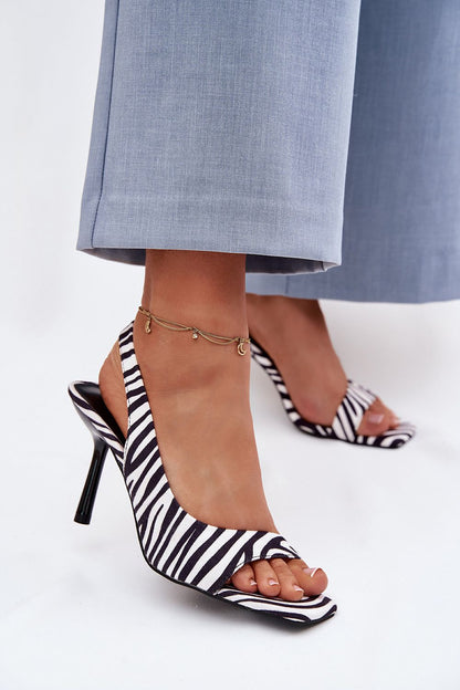  Sandały Model Calvoria 9701 Zebra - Step in style 